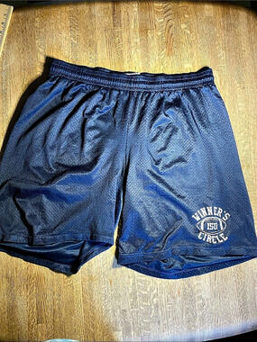 Badger Sport Navy Blue Mesh Athletic Shorts Size 4XL Made in USA